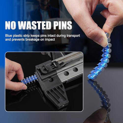 KIMSING 3/4 Inch Plastic Collated Concrete Pins, 1000PCS Box, 12 Gauge 1 box