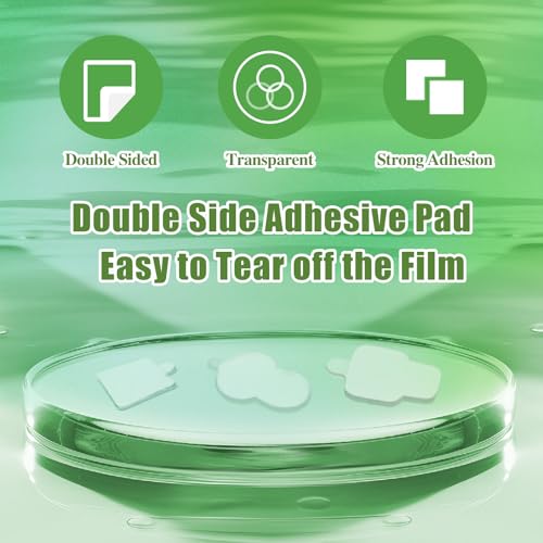 Lopau Sticky Pads for Smiski Hippers, 132PCS Double-Sided Glue Tabs