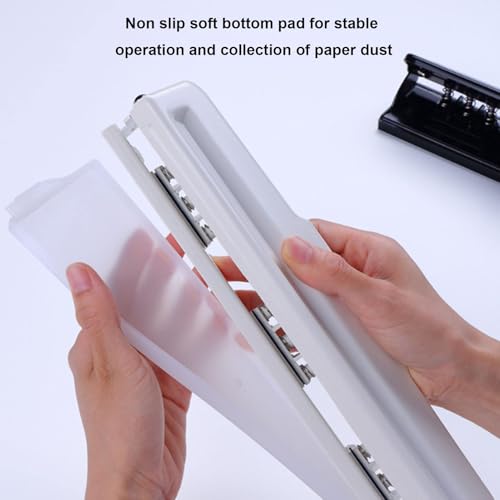 9 Hole Punch for B6 Planner, 8 Sheet Capacity, White