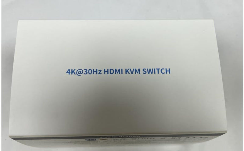 4K HDMI KVM Switch, 4 Port HDMI USB Switch for 4 Computer Share a 4K@30Hz Monitor and 3 USB Device Keyboard Mouse Printer, Including 4 KVM Cables