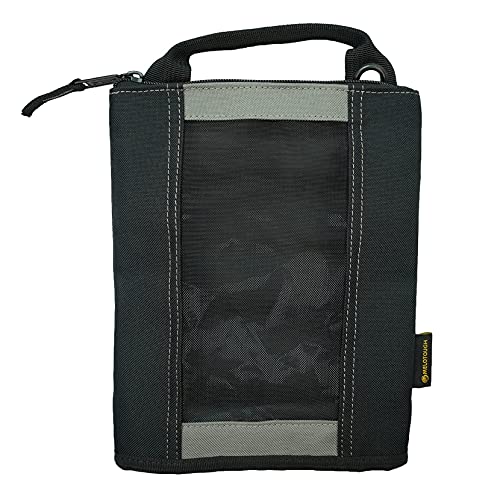 MELOTOUGH Tool Belt Suspenders Construction Work Suspenders with detachable phone holder + Fastener Bag Utility Canvas Zipper small tool bag Heavy Duty Mesh Window