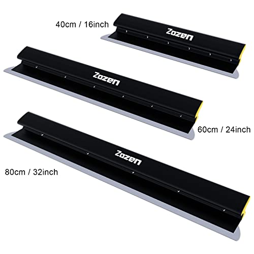 Zozen Drywall Skimming Blade 24 inch/60 cm, All Aluminum Alloy Body 24 in/ 60 cm