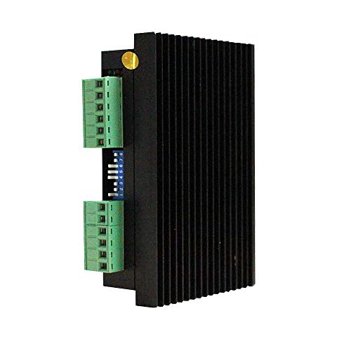 CNC Digital Stepper Motor Driver DM556 Stepper Motor Controller 2 Phase Stepper Motor Driver 20-50V DC Max 5.6A 128 Division for Nema 23 24 and Nema 34 Stepper Motor