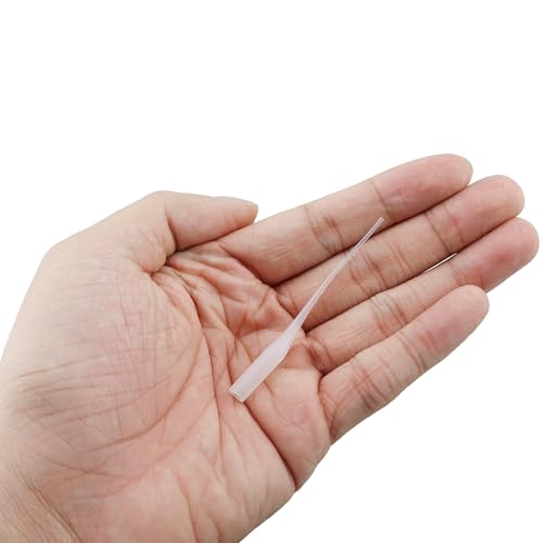 TAODAN 300PCS 7cm Plastic Glue Nozzle Adhesive Dispenser Accessories for Repairing Model Cars/Wooden Models/Small Parts