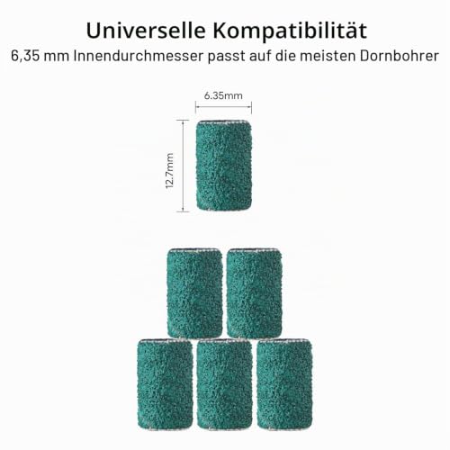 Premium Nail Cutter, Sanding Sleeves, GSB #80 Coarse