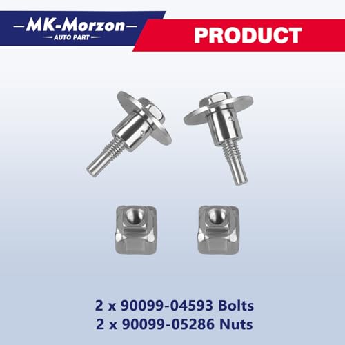 Engine Air Filter Box Bolts Washer Screws & Nut Set 90099-04593 90099-05286