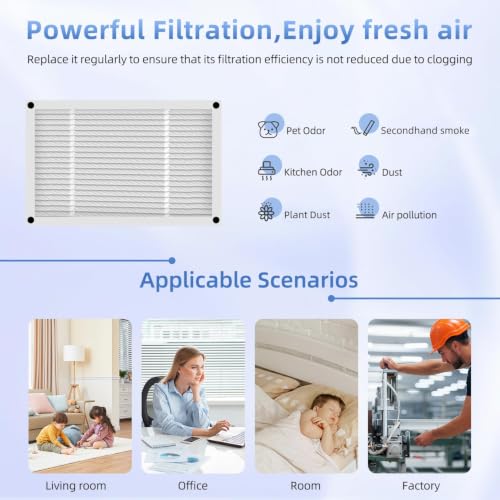 FLRQB5AH18M11 Replacement Filter For Trane FLRQB5AH18M11 Pleated 1Pack 1 MERV 11