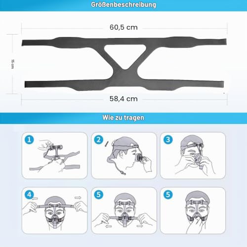 CPAP Masks Headband, CPAP Accessories, Universal Masks Headband, Comfortable CPAP Masks Universal Headband