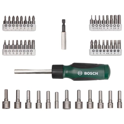 Bosch 2607019504 Screwdriver set (46 Piece), Assorted color Single