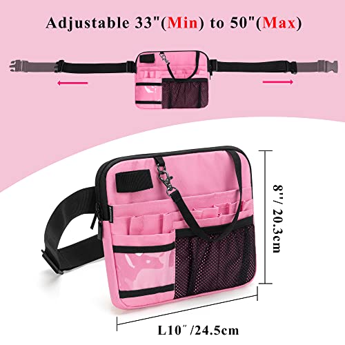 Damero Nurse Fanny Pack with Tape Holder Bundle with Nurse Bag with Laptop Sleeve