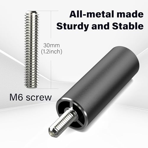 Creality Falcon Extra Risers for Laser Engraver, 12 Pcs Support Column Increase 150mm (3x50mm) Hight for Creality Falcon Series Laser Engraver Machines and other M6 (5mm) Screw Laser Cutters Falcon Riser Column