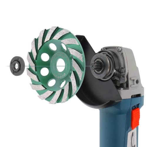 PRODIAMANT Premium Diamond Grinding Cup Wheel 125mm for Concrete and Masonry, Durable Industrial Grade, Fits 5 Inch Angle Grinders, Optimal for Professional Use 125 / 22,23mm Professional,Tool