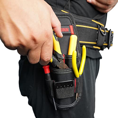 KUNN Construction Tool Holder & Work Belt 2-Inch Wide Quick Release Buckle