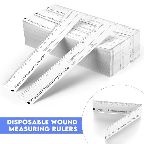 1000 Pcs Wound Measuring Ruler 6" Disposable Paper Tape Measure 1000