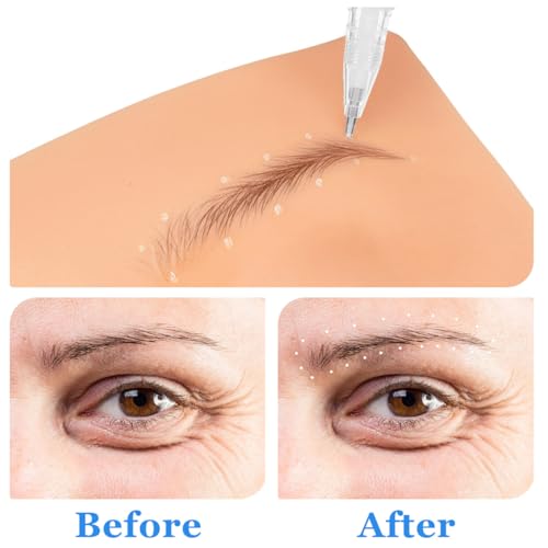 Healeved Eyebrow Mapping Pen White for Precise Marking of Eyebrow Lines Manual 15.00 cm for Professional Eyebrow Tattoos and Skin Marking 1 pc. (pack of 1)