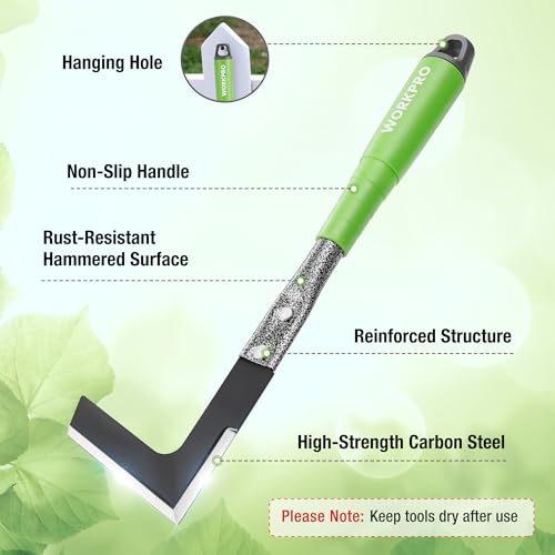 WORKPRO 6-Piece Garden Tool Set Green