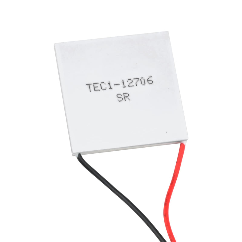 Diymore 2PCS Peltier Module TEC1-12706 Heat Sink Thermoelectric Cooler Peltier Element 12V 6A 60W for Cooling Heating 2 Pieces Peltier Cooling Module