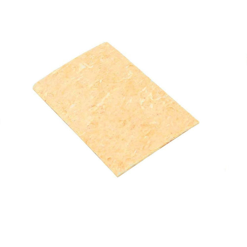 DollaTek 10pcs High Temperature Resistant Sponge, Soldering Iron Cleaning Sponge, Iron Tip Sponge, Welding Tin Removal, Welding Required, yellow