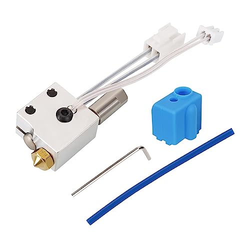 3D Printer Extruder Heater Cartridge Thermistor 0.4-1.2mm Nozzles Metal Titan Handle Hotend Kit Compatible with Artillery Sidewinder X1 X2 Genius Pro Volcano Hot End