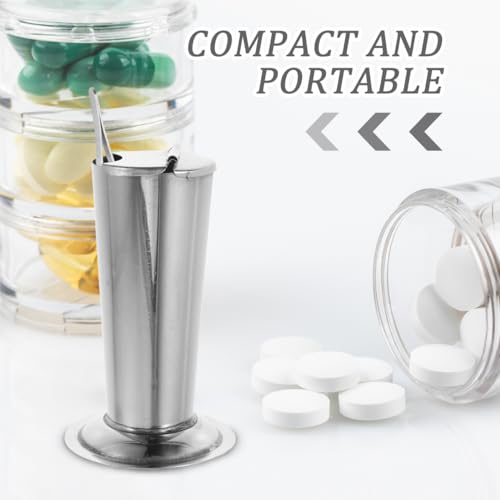 Stainless Steel Tweezer Holder Container for Tattoo Salon Steriliser Organiser Conical Design Robust Easy to Clean Practical for Nail Technique and Piercing Accessories