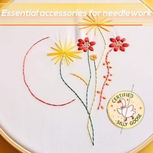 Stupid Goose Magnetic Needle Holder, Funny Embroidery Needle Holder for Cross Stitch Embroidery and Craft Accessories