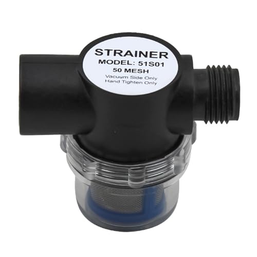 1/2"-14UNC Female Thread Inline Filter, 50 Mesh Mesh Sieve, Suitable for Oil, Piping and Other Systems