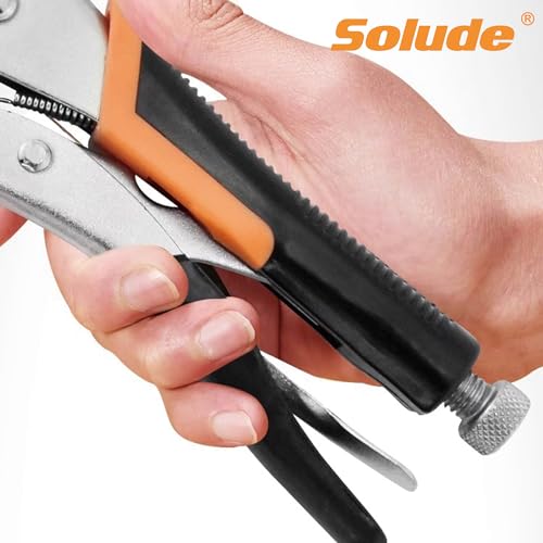 6-Inch C-Clamp Locking Pliers,Heavy Duty Vise Grip Welding Clamp With Swivel Pads for Woodworking,Home,Metalworking,Auto Repair(6 Pack) 6 inch 6 Pack