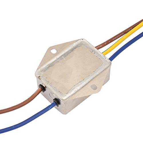 EMI Mains Filter 230V, CW1B-10A-L(040) Single-Phase Filter for 115V/250V, 10A, 50/60Hz - Effective Protection Against Electromagnetic Interference CW1B-10A-L(040)