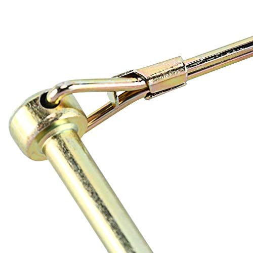 20-Pack Square Shaft Locking Pin Wire Lock Pin Safety Coupler Pin , 3 Sizes Available: 3/8" x 2-1/4", 1/4" x 2-1/4", 5/16" x 2-1/4" (20Pcs: 3/8" x 2-1/4") 20Pcs: 3/8" x 2-1/4"