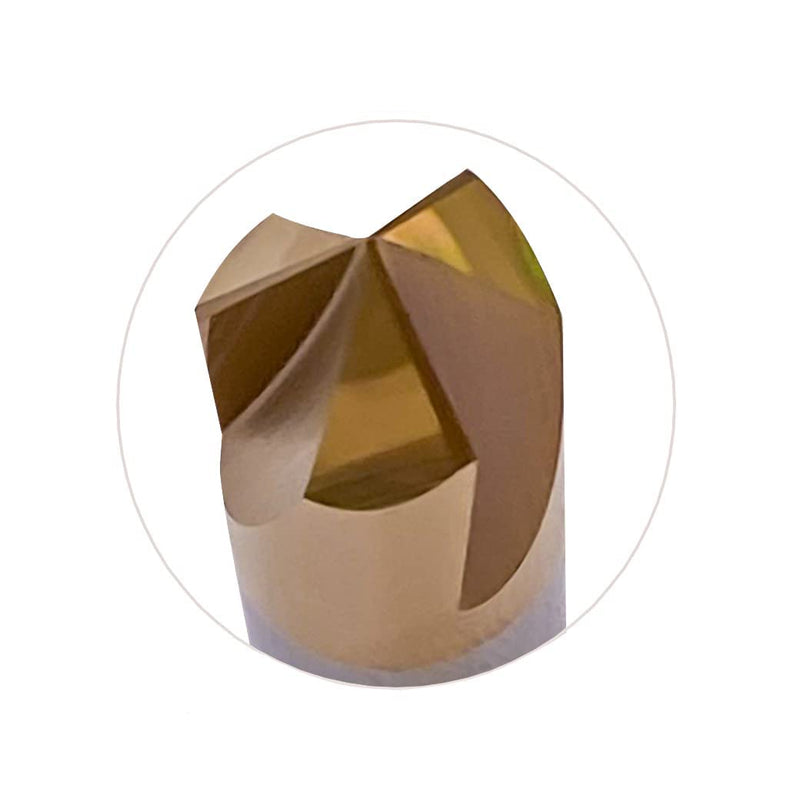 CNC QUALITY Solid carbide deburring end mill Ø 2 to Ø 12 mm - carbide chamfer cutter 90° - HM deburring cutter (Ø 10 mm) Ø 10 mm