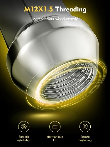 MIKKUPPA M12x1.5 Lug Nuts & 1/4oz Wheel Weights
