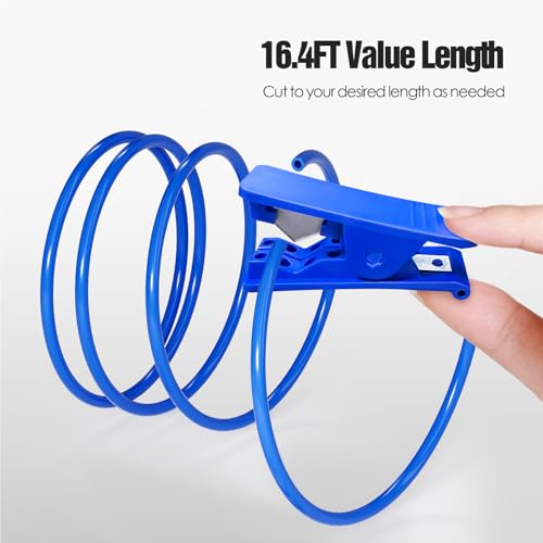 HANGLIFE PTFE Tube for 1.75mm Filament (5M/16.4 FT), Bowden Tube – Accessories for Creality Ender 3/3 Pro/3 V2/3 Neo/5/5 Pro/CR 10/CR-10S & More Bowen Extrusion System 3D Printers 5 Meter