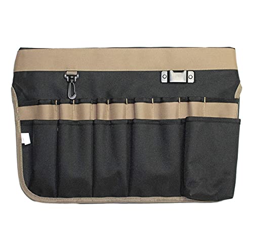 MELOTOUGH Bucket Tool Organizer With 35 Pockets Fits to 3.5-5 Gallon Bucket + Small Tool Pouch for Tool Belt,Electrician Tool Pouch,Tool Pouch Tool Holster with 13 Pockets