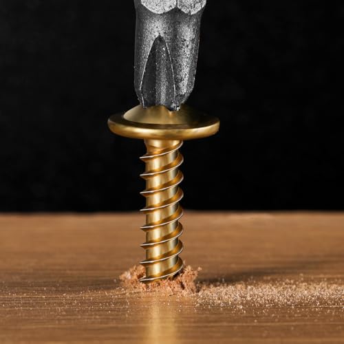 #8 x 1-1/2" Wood Screw 500Pcs Alloy Steel Standard Thread Truss Head Fast Self Tapping by SG TZH #8 x 1-1/2" 500