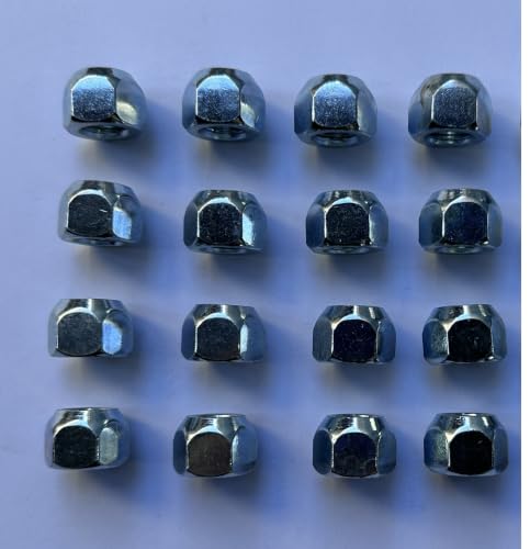 1/2"-20 Lug Nuts Replacement for E-Z-GO Clubcar Golf Carts, Scag Toro Exmark Aerators Staris Lazer Z E S X Staris Lawn Mower, Hydro-Gear hubs, Dexter Trailer Axle Polaris ATV (16pcs) 16