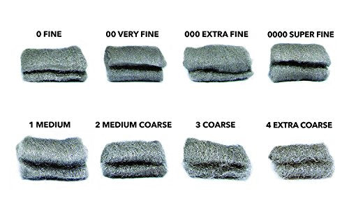 Red Devil 0323 Steel Wool, 0 Fine, (Pack of 48) 48 Pads