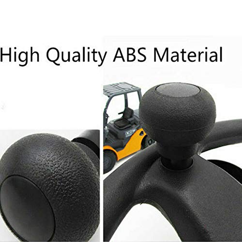 2 Pieces Steering Wheel Knob Spinner 8mm Screw Steering Wheel Spinner Knob Turning Aid Ball Tractor Forklift Accessories