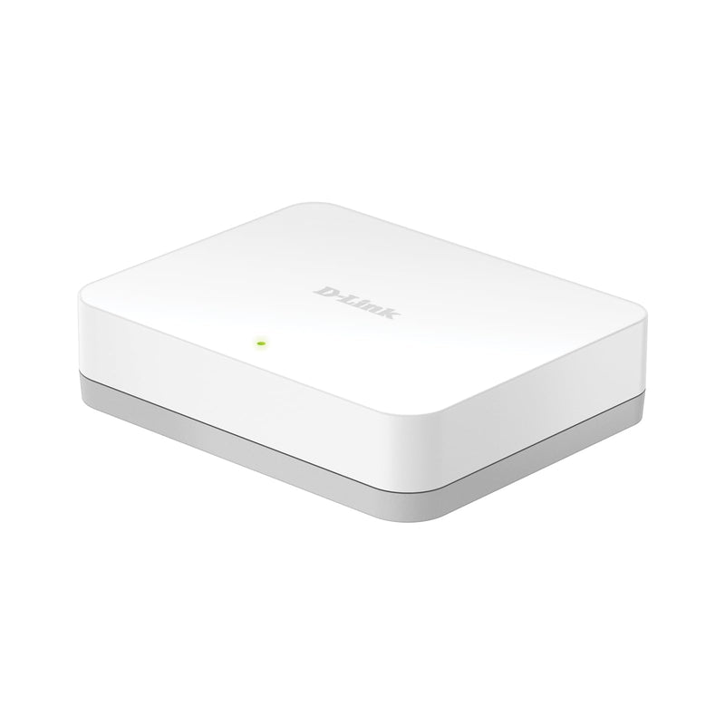 D-Link 5 Port Gigabit Ethernet Unmanaged Network Switch, Plug and Play, Ethernet Splitter, Fanless, Traffic Optimization, Unmanaged (DGS-1005A)