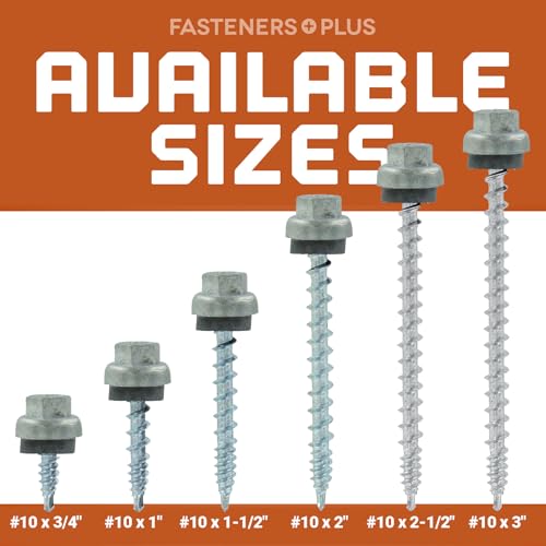 ST Fastening ZXL Woodbinder Metal Roofing Screws #10 x 1-1/2" #10 x 1-1/2" Galvanized