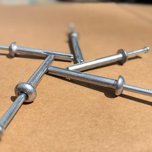 SANTIE Hammer Drive Anchors (1/4" X 3") - 100 PCS 1/4"X3"