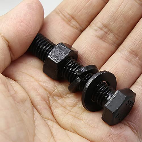 163 Set M4 M5 M6 Heavy Duty Bolts and Nuts Assortment Kit Alloy Steel Grade 8.8 Includes 13 Most Common Sizes M4,M5,M6--163 Set Bolts and Nuts Kit