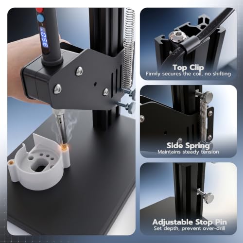 Vertical Heat Set Insert Tools Kit 200mm Working Height for 3D Printing 1