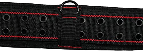 MELOTOUGH Padded Tool Belt with D ring for men construction Strong Durable Double Metal Roller Buckle
