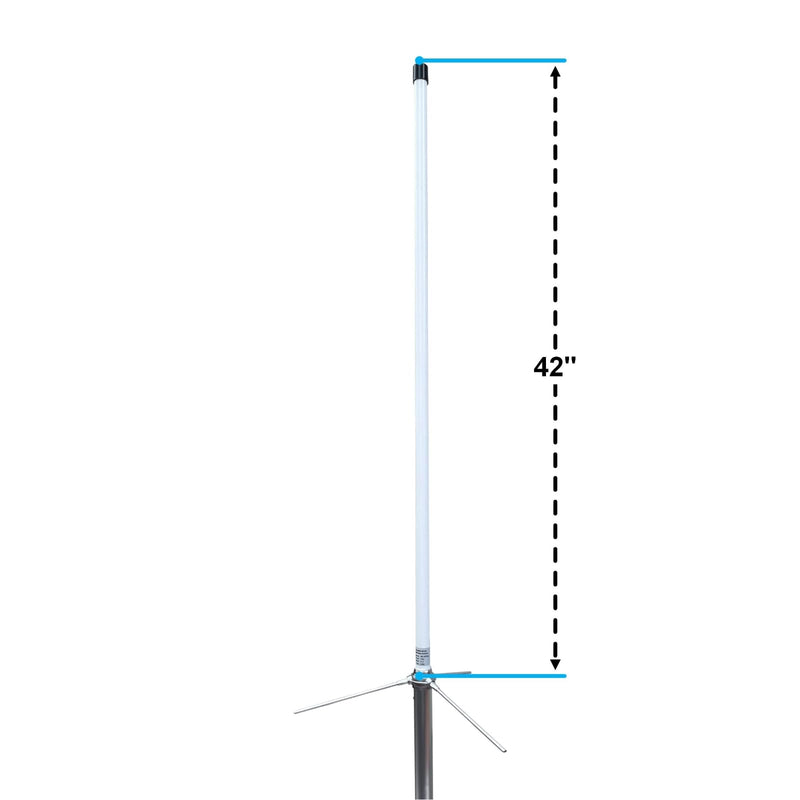 GR100 GMRS Base Antenna, 462-467MHz, High Gain 7.5 dBi Fiberglass GMRS Base Station Antenna for GMRS Repeater, GMRS Mobile Radio Antenna with PL259 Connector