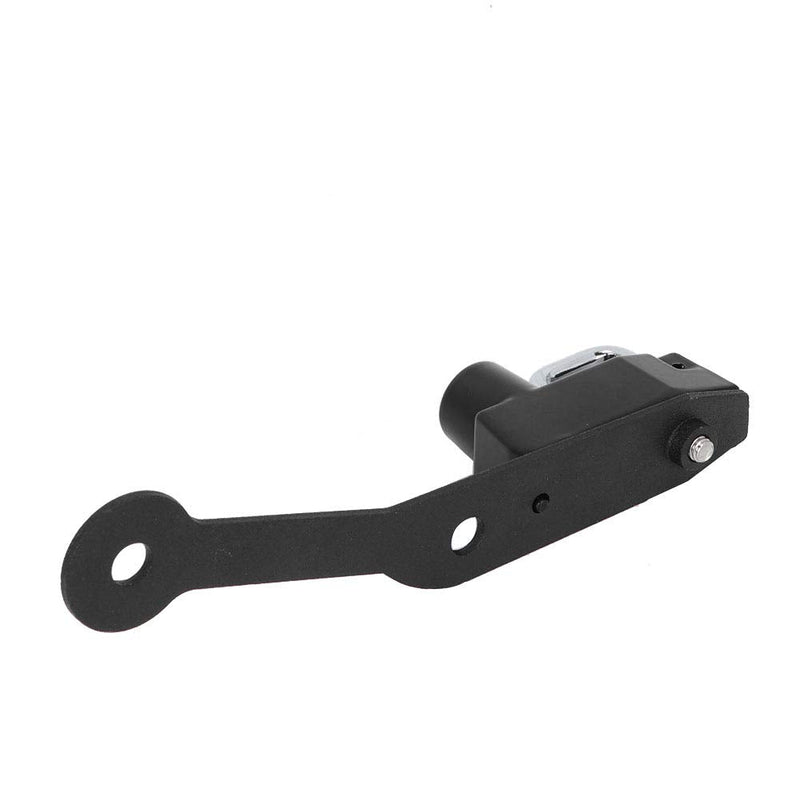 Motorcycle Aluminium Alloy Helmet Lock Kit Compact and Small Size Black Motorcycle Mount Hook Replacement for MT07 FZ07 2014-2017 FJ07 2014-2016
