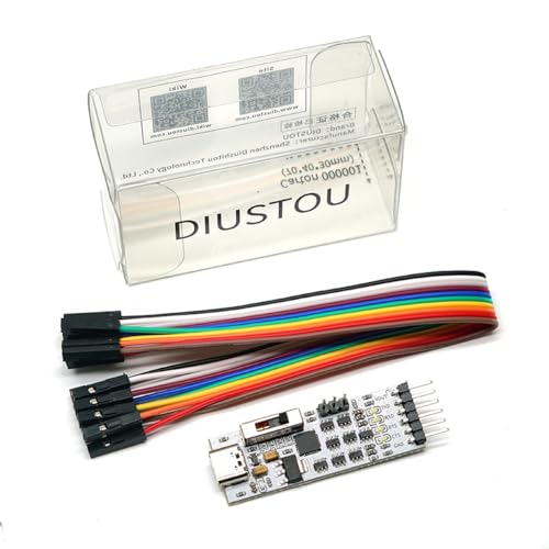 USB to TTL Serial Modules Multi Level Serial Converter Supports 5V/3.3V/2.5V/1.8V Quad Level Switching Optional Serial Master Chip FT232 CH340 CP2102 High Speed Stable USB to uart Module(TC,CP2102)