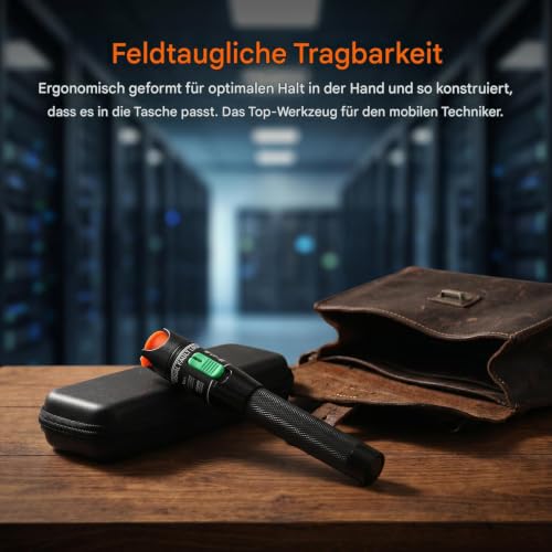 10MW Visual Fault Locator 10KM Fiber Optic Tester Tool Kit VFL Red Light Pen for SC/FC/ST/LC Connector for Fiber Network Cable Test | Visual Fault Locator, LWL Tester, Tragbar Mini Rot Fiber Optic Kabel Tester 10 km