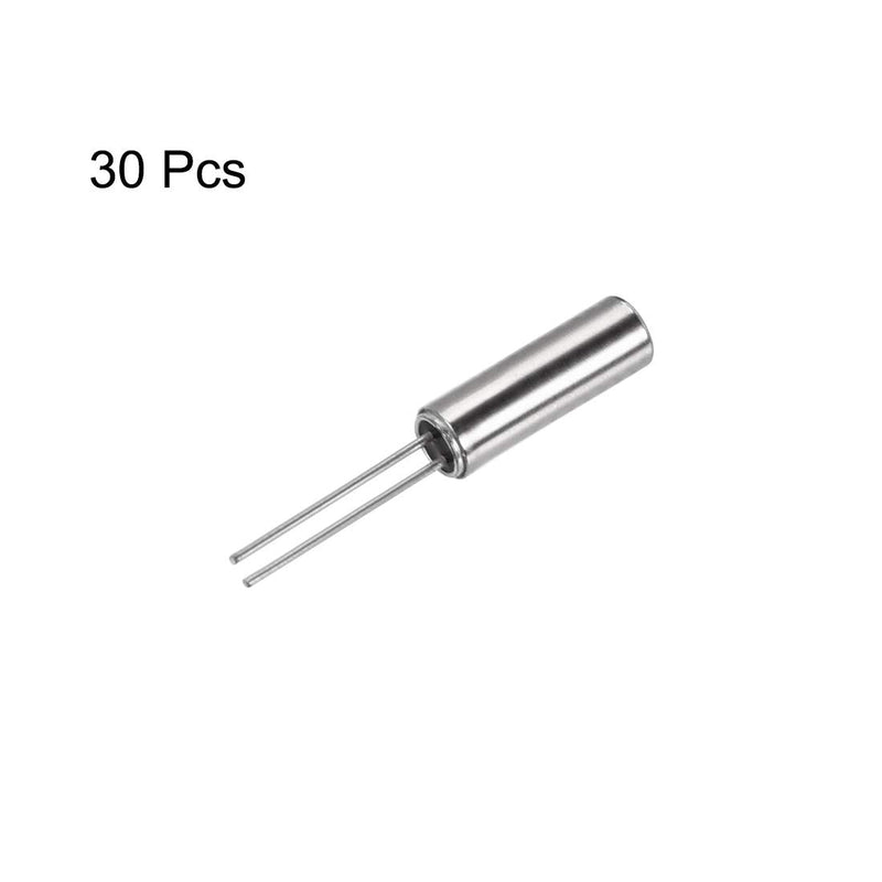 sourcing map Quartz Crystal Oscillator Resonator Kit 32.768 kHz, 2x6 mm, 10 pieces