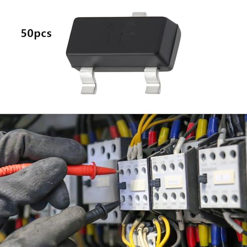 50pcs BC847B NPN Small Signal Transistor 50V 200MA 250MW SMD SOT-23
