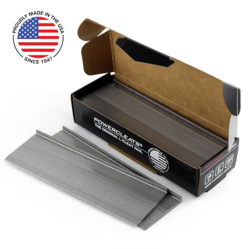 Powernail L20016 16 Gauge 2 Inch Length L-Cleat Nails for Hardwood Flooring (Box of 1000) 2 Inch (1000ct Box)